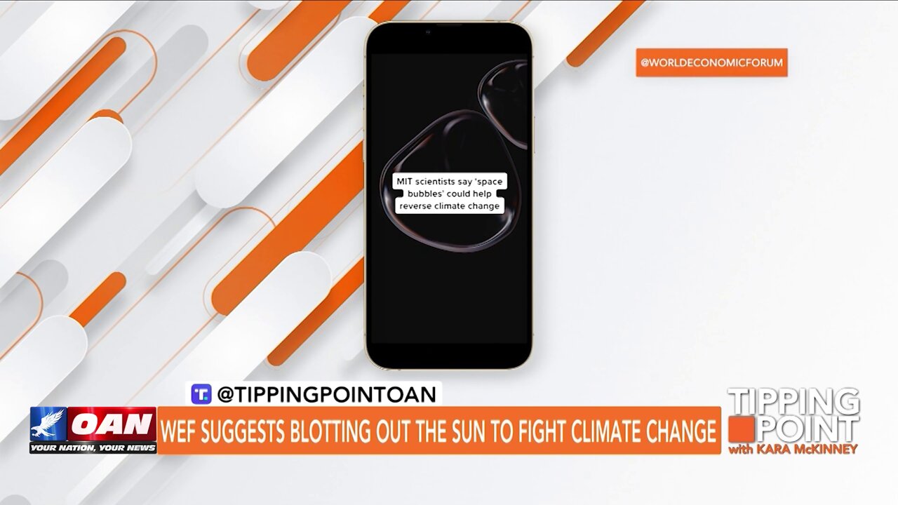 Tipping Point - WEF Suggests Blotting Out the Sun to Fight Climate Change