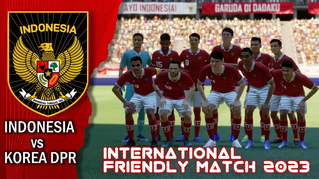 Uji Coba 2023 | Indonesia vs Korea DPR | Fifa 22 Gameplay