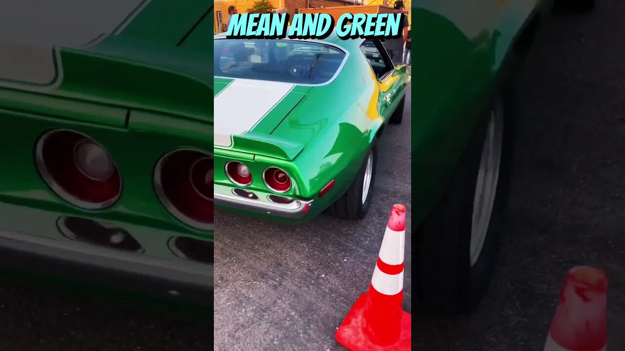 Mean and Green - 1970 Chevy Camaro Z/28 LT1 350 #shorts