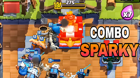 "CLASH ROYALE SPARKY COMBO ATTACK! Game-Changing Strategy"