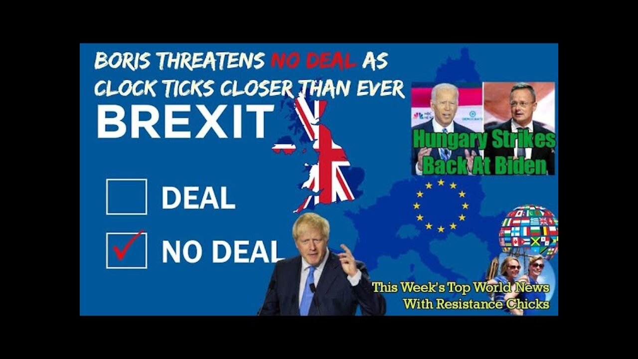 Boris No Deal BREXIT; Hungary Hits Back At Biden; France Teacher Killed In Jihad Attack 10 18 2020
