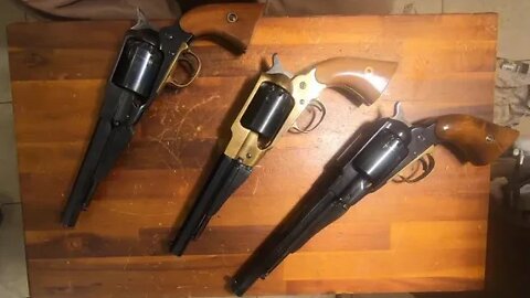 Three 1858 Remingtons; one new to me