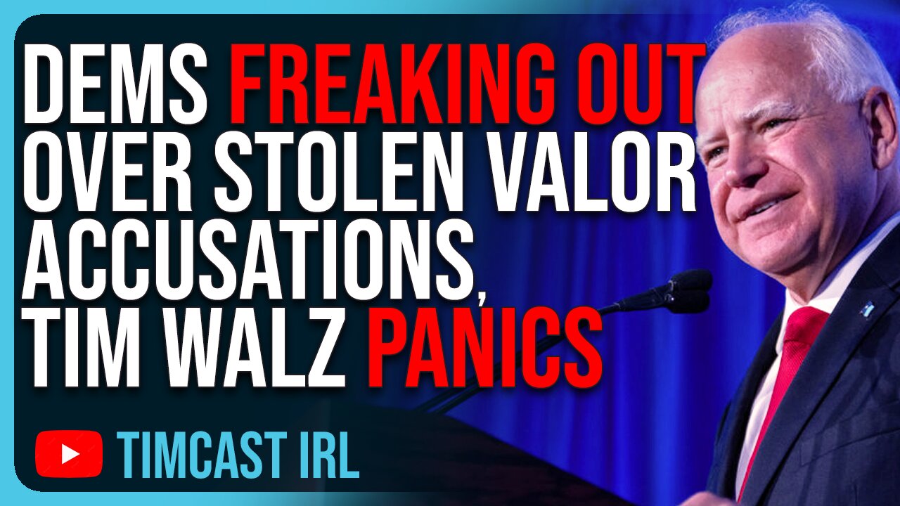 Democrats FREAKING OUT Over Stolen Valor Accusations, Tim Walz PANICS