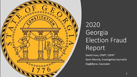 GA Ballots 2020 Georgia Fraud Report - David Cross, Kevin Moncla, Dog&Bone