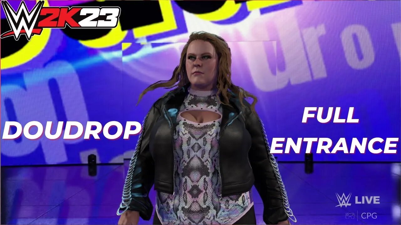 WWE 2k23 Doudrop Full Entrance