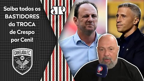 "Isso é CONVERSA MOLE! Já tava tudo ACERTADO!" Saiba BASTIDORES da TROCA Crespo por Ceni no SPFC!