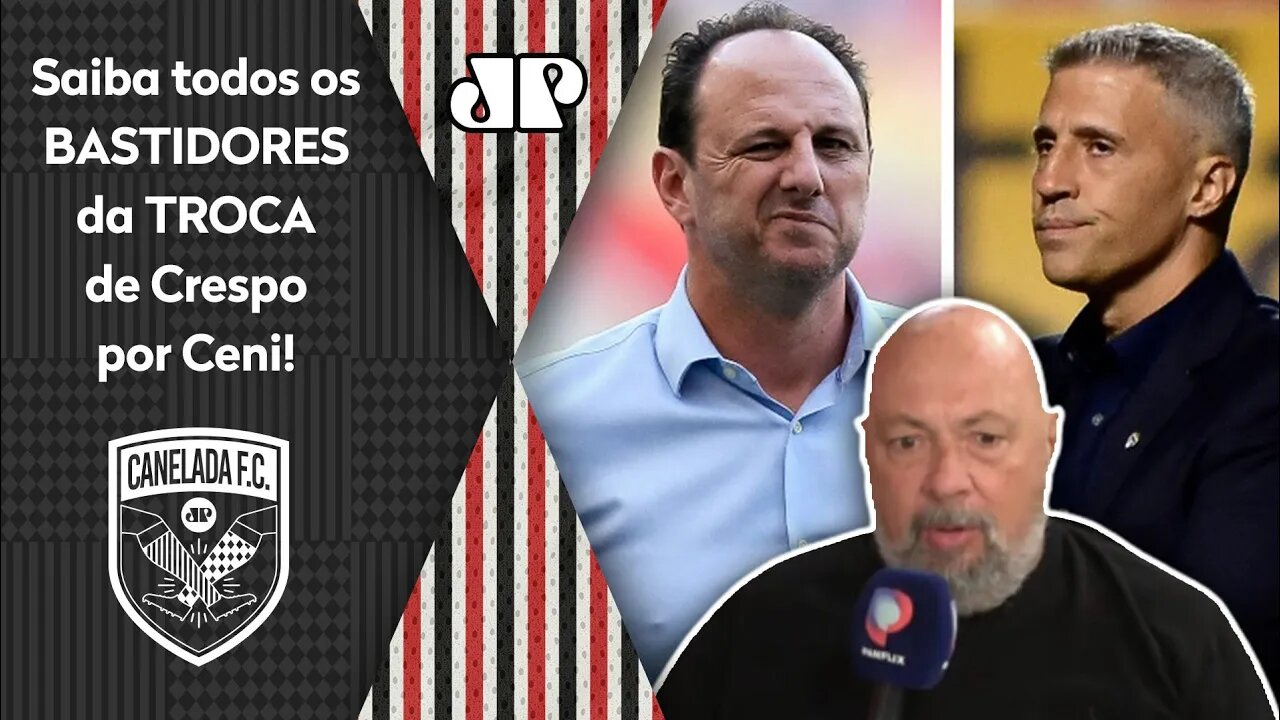 "Isso é CONVERSA MOLE! Já tava tudo ACERTADO!" Saiba BASTIDORES da TROCA Crespo por Ceni no SPFC!