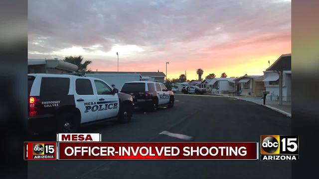 Officers involved in shooting in Mesa