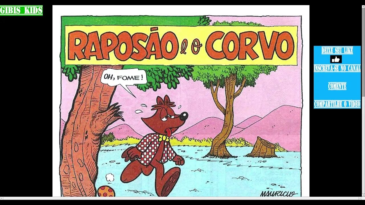 Raposão E O Corvo [Pause o Vídeo Caso Não Consiga Ler]