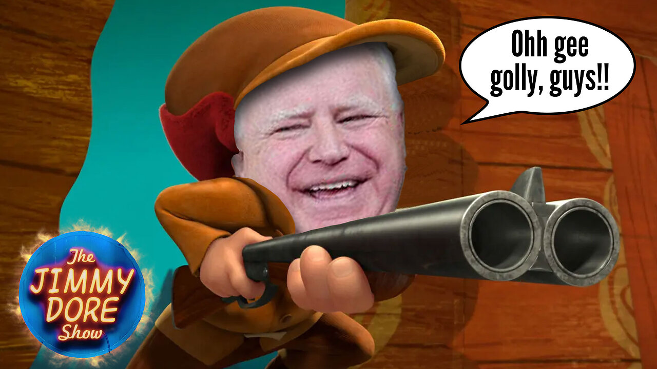 Tim "Elmer Fudd" Walz pretends he is hunting for a publicity op▮The Jimmy Dore Show