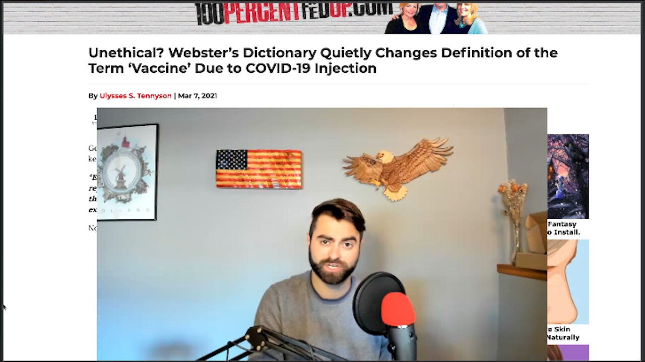 Webster’s Dictionary Changes Definition of the Term ‘Vaccine’ Due to COVID-19 [AltTechExclusive]