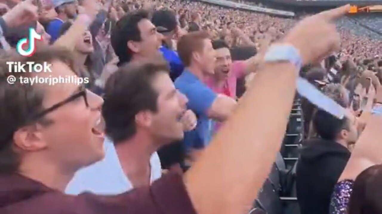 Euro Men Acting Like 12-Year-Old Girls At Taylor Swift Concert