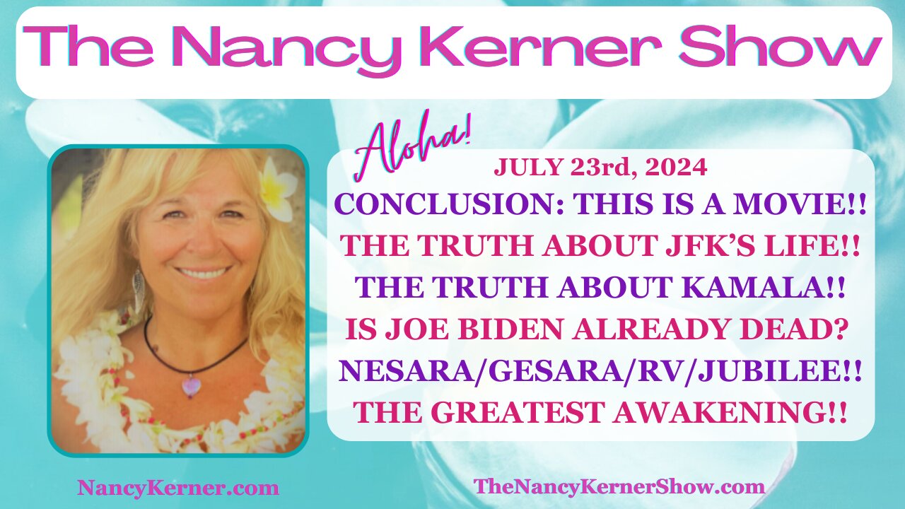 Conclusion: THIS is a Movie ! Truth: JFK’s Life ! Kamala ?! Biden GONE? NESARA/GESARA/RV/Jubilee