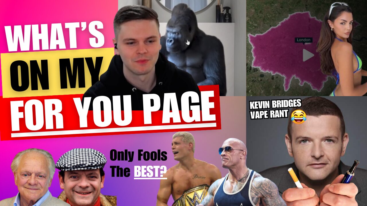 Del Boy: The Best! WWE Gone Non-PG Again? Kevin Bridges' Vape Rant & Immigrant Insights! London Gone