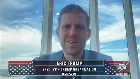 Eric Trump Takes Down Biden/Kamala Harris After Their Actions Regarding Helene! - Joe Pags 10.4.24