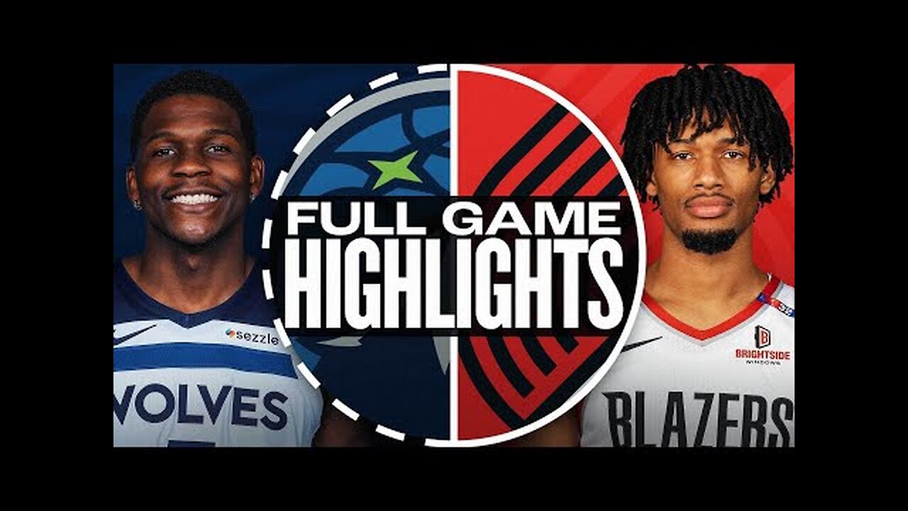 TIMBERWOLVES at TRAIL BLAZERS | FULL GAME HIGHLIGHTS | November 13, 2024