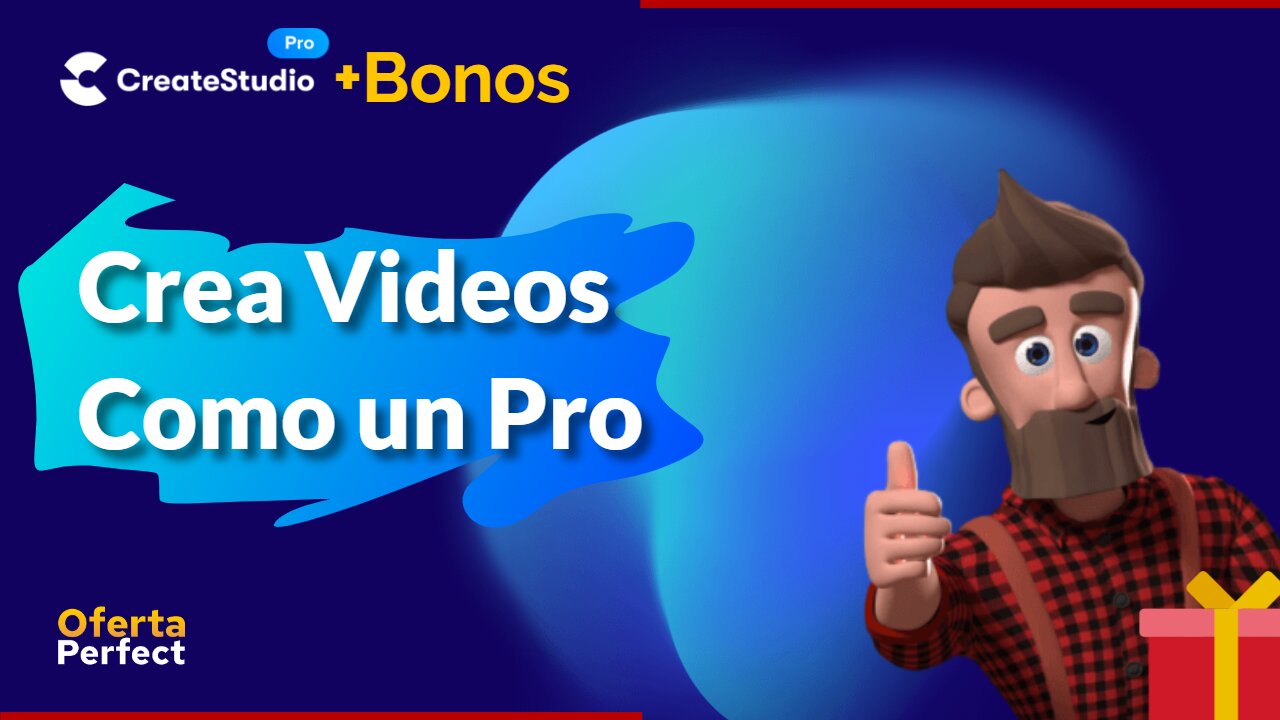 Crea Videos Animados Profesionales con CreateStudio Pro 🎁