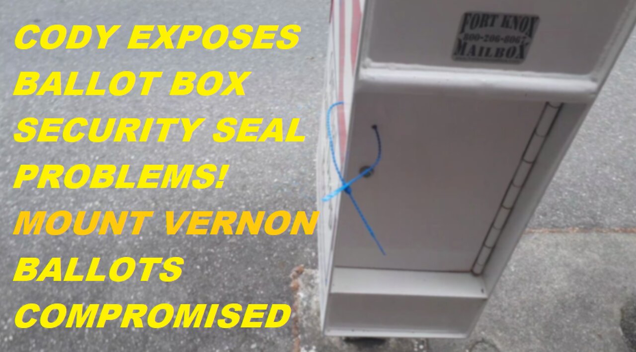 2022 ELECTION SECURITY FAILURE - MOUNT VERNON BALLOTS COMPROMISED