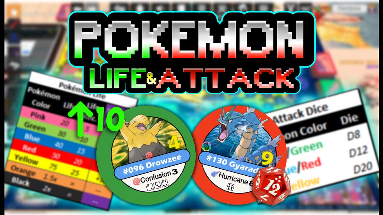 Pokémon Master Trainer RPG - Explaining The Rules (Pokémon's Life & Attack)