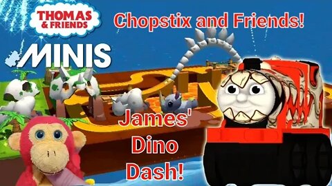 Chopstix and Friends! Thomas and Friends: Minis part 21 - James' Dino Dash with BONUS TRACKS!