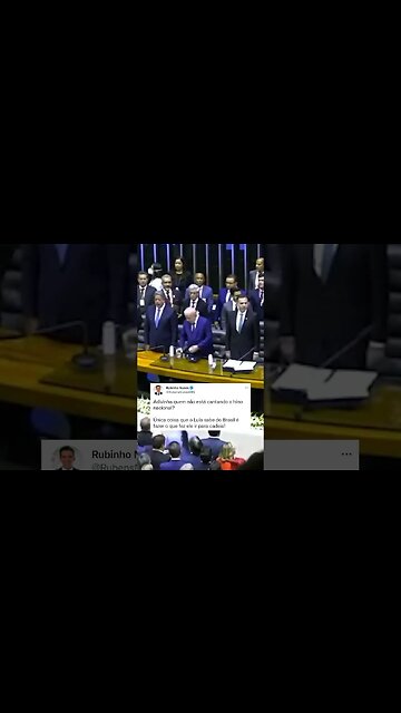 Adivinha quem foi o único a não cantar o hino no Congresso? #shorts #lula #bolsonaro #esquerda #hino