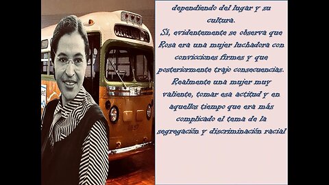 FORO CHAT: Desigualdad social a través de Rosa Parks