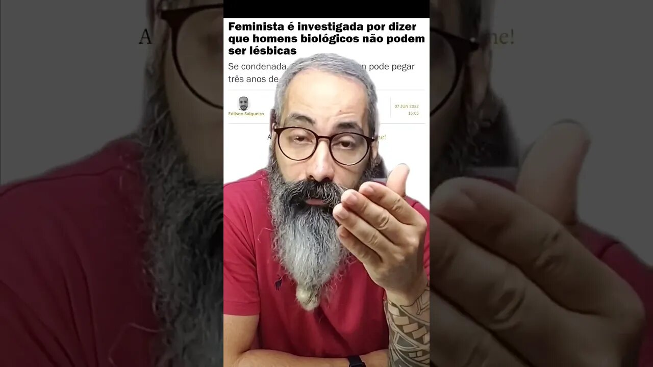 Mulher investigada por dizer que homem não pode ser lésbica #shorts #noticias #news