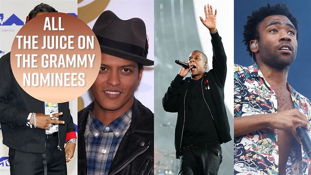 Black men dominate 2018 Grammy nominations