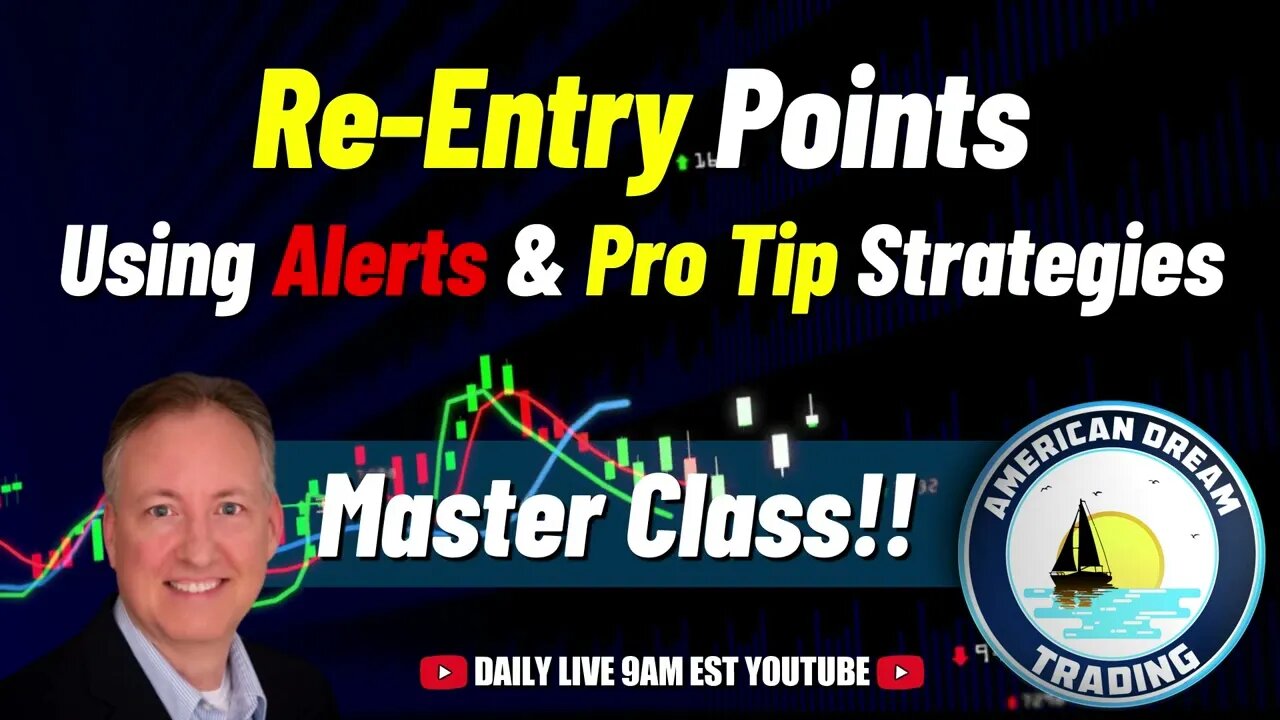 Pro Trader Secrets - Re-Entry Points & Alert Strategies | Day Trading Master Class