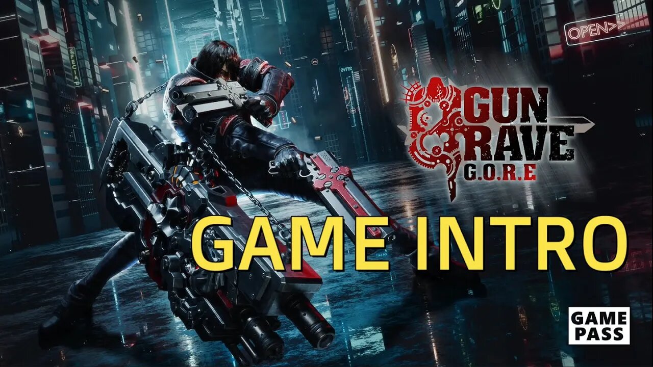 GUNGRAVE G.O.R.E | GAME INTRO [3D ACTION SHOOTER]