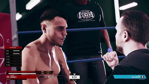 Undisputed Boxing Online Unranked Gameplay George Davey vs Saul Canelo Alvarez