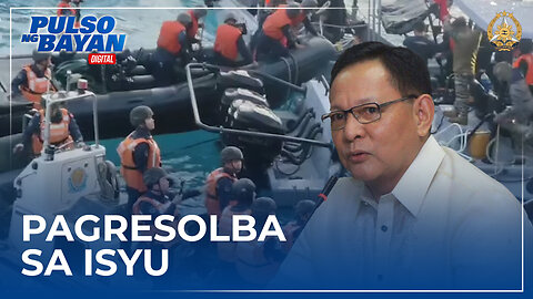 Pagresolba ng isyu sa West Philippine Sea, iminungkahi ng dating opisyal ng pamahalaan