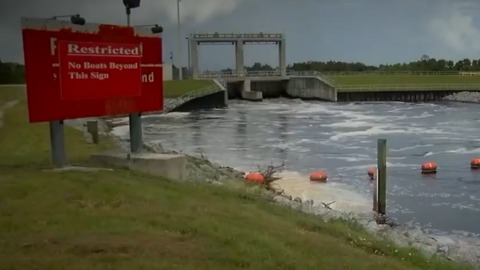 High phosphorous loads into Lake Okeechobee after Irma