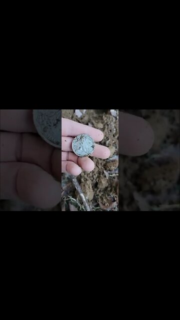 Huge Silver Coin Found Metal Detecting!