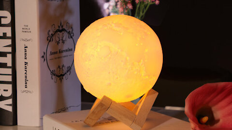 Ultrasonic Air Humidifier Moon Lamp Night Light