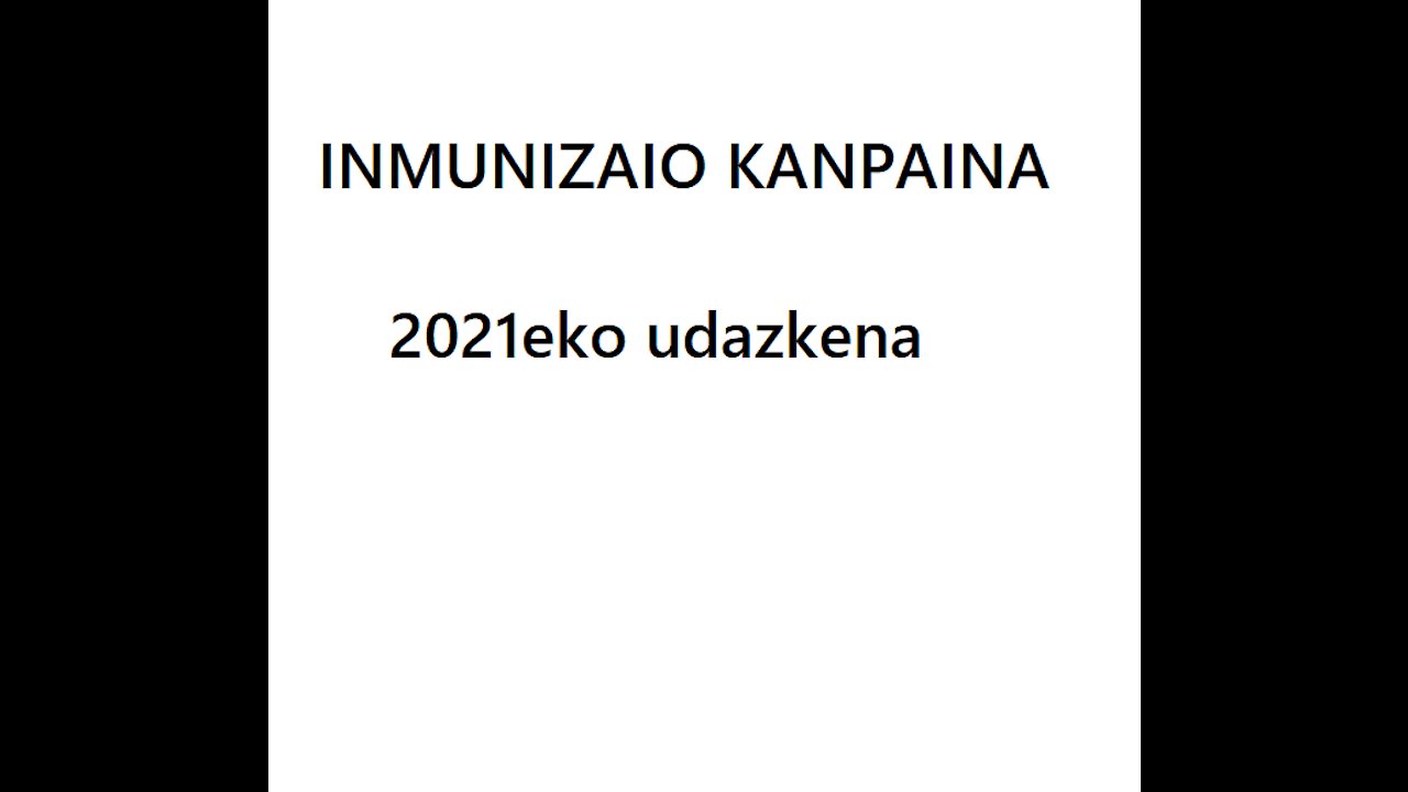 INMUNIZAZIO KANPAÑA