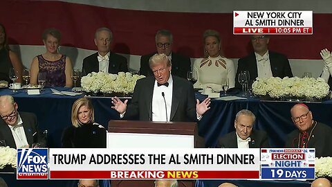 Trump Steals the Show with Razor-Sharp Wit at Al Smith Dinner in NYC