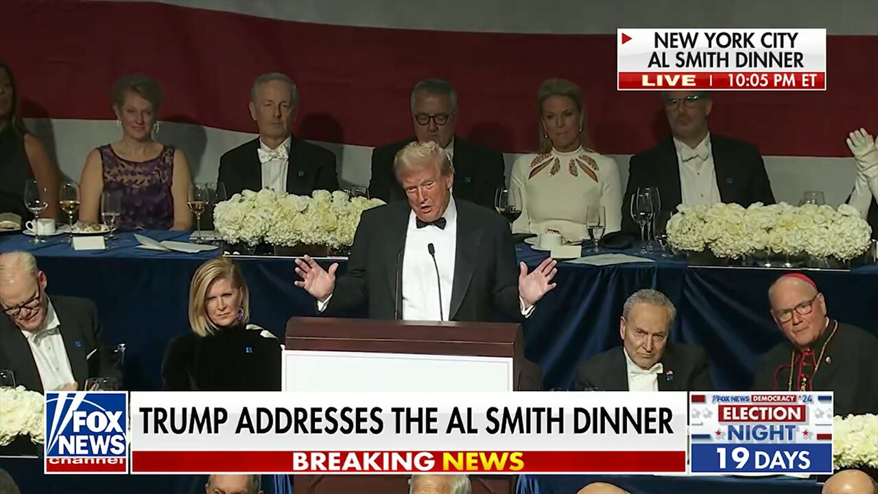 Trump Steals the Show with Razor-Sharp Wit at Al Smith Dinner in NYC
