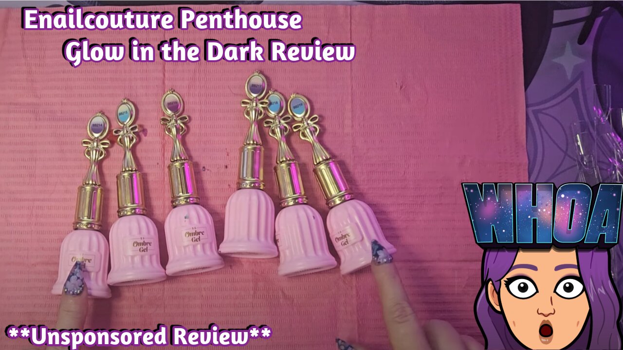 Testing Enailcouture Glow In The Dark Gel Nail Polish - Penthouse Vol 1 | Nail Mail