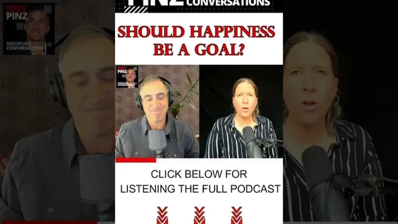 #141 Monique Rhodes: Happiness Strategist | Joey Pinz Discipline Conversations #shorts