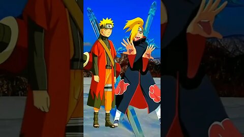 Naruto VS Deidara - WHO IS STRONGEST??.#shorts