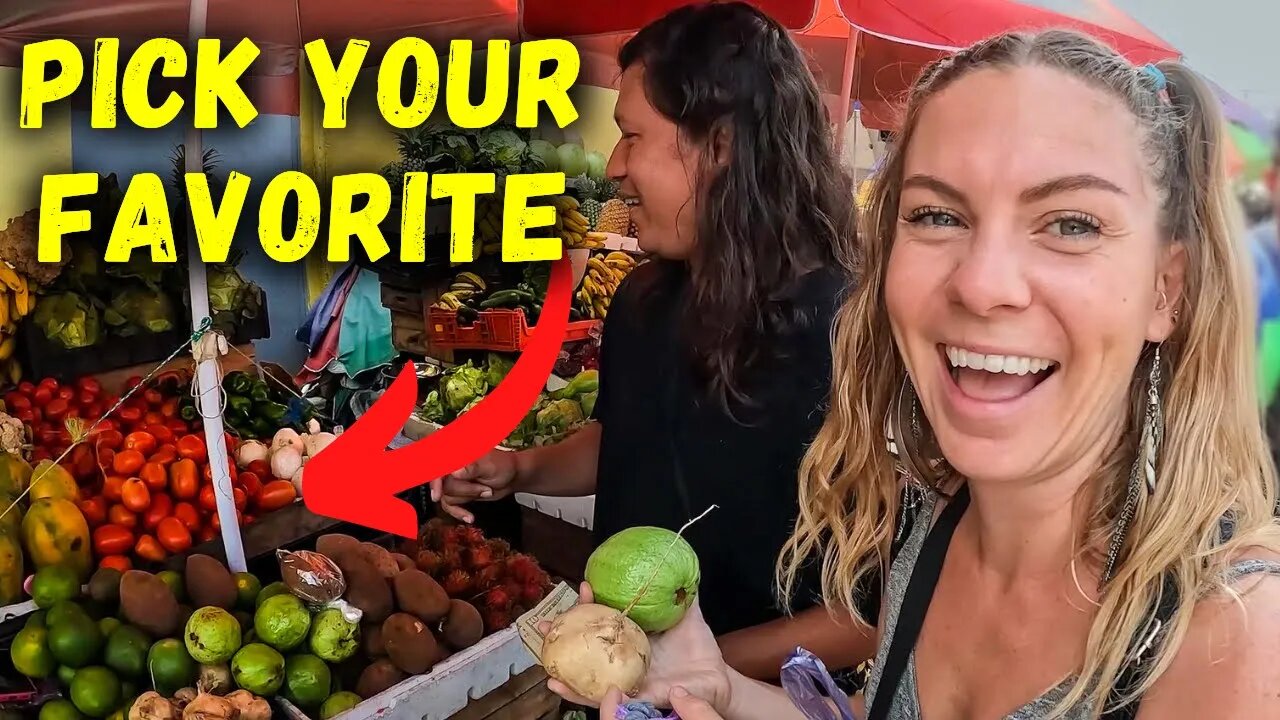 Authentic EL SALVADOR🍊Massive STREET MARKET & Local Food Adventure!!