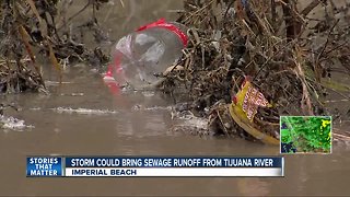 Storm could bring sewage runoff from Tijuana River