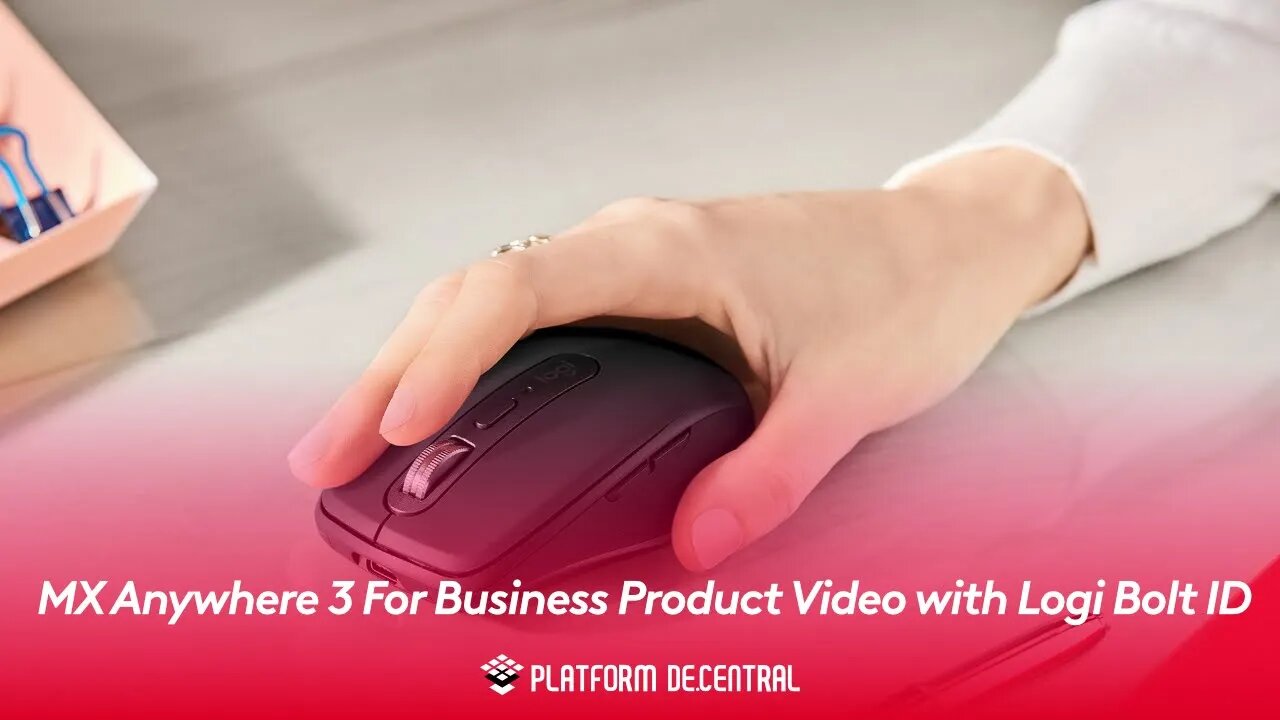 MX Anywhere 3 For Business Product Video with Logi Bolt ID