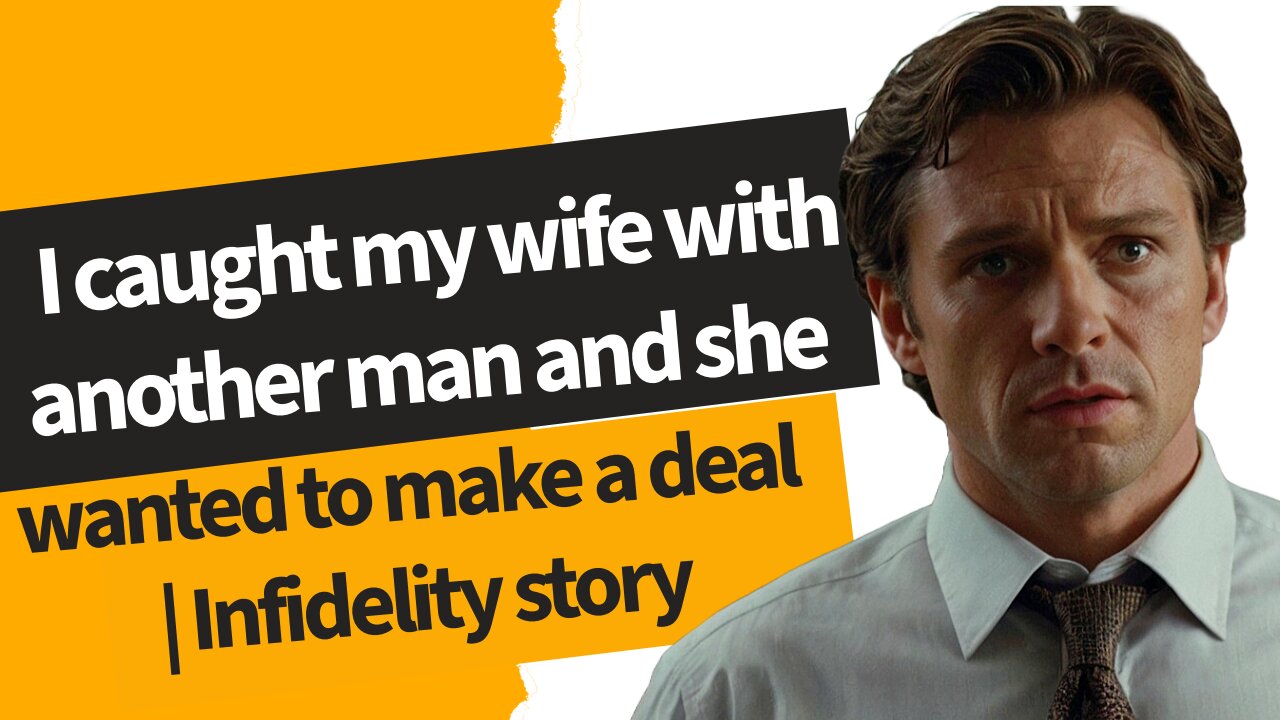 I caught my wife with another man and she wanted to make a deal | Infidelity story