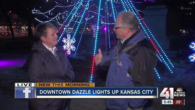 Dazzling lights, holiday activities in downtown Kansas City