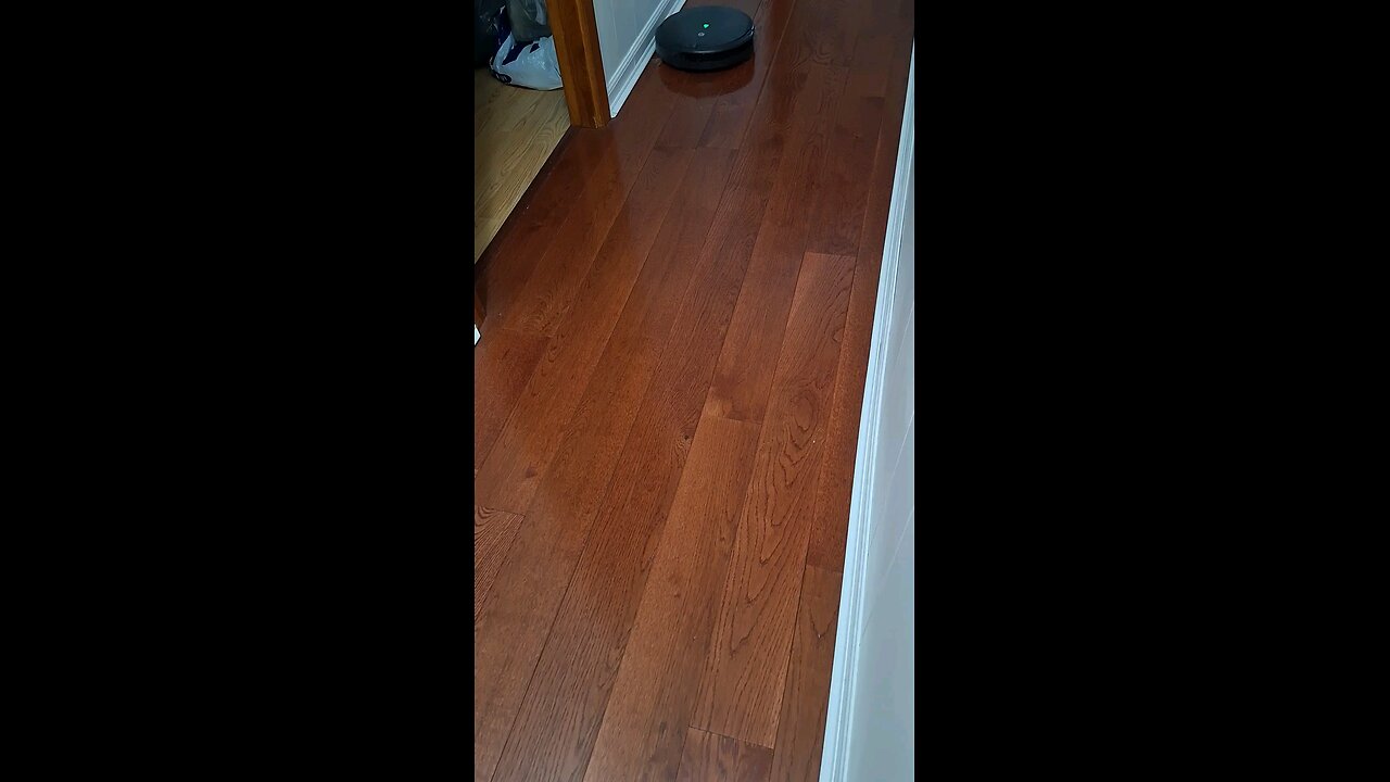ROBOT ROOMBA 694 CLEANING UP THE HOUSE