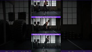 Dumbbell Leg Workout Exercises