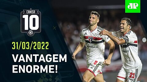 São Paulo AMASSA o Palmeiras e DÁ GRANDE PASSO rumo ao BICAMPEONATO PAULISTA! | CAMISA 10 – 31/03/22