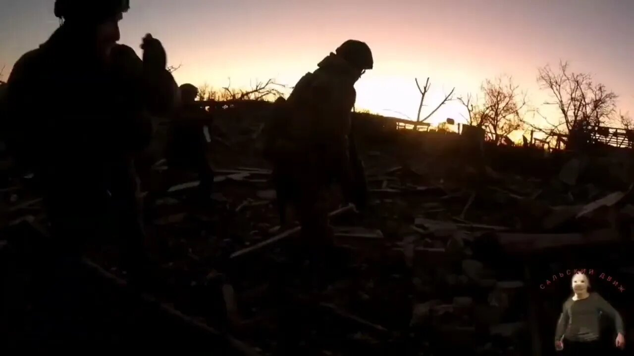 First person perspective from Russian soldiers fighting in Kremennaya